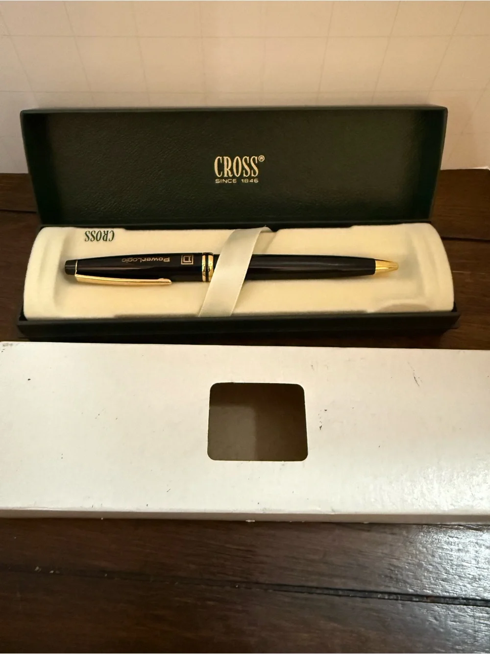 Vintage 1990’s Cross Ball Point PEN w/ Case Radiance Ebony #802-1
